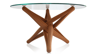 This Beautifully Engineered Bamboo Table Holds Itself Together With Ingenuity